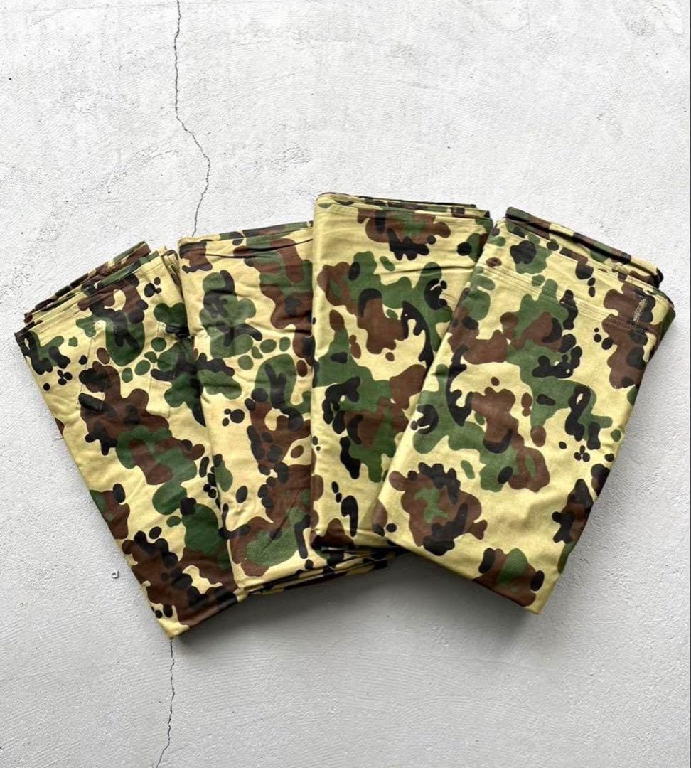 ルーマニア軍幕　デッド 希少 アメーバカモ デットストック M47 4枚セット ルーマニア軍幕 デッド 希少 アメーバカモ デットストック M47 4枚